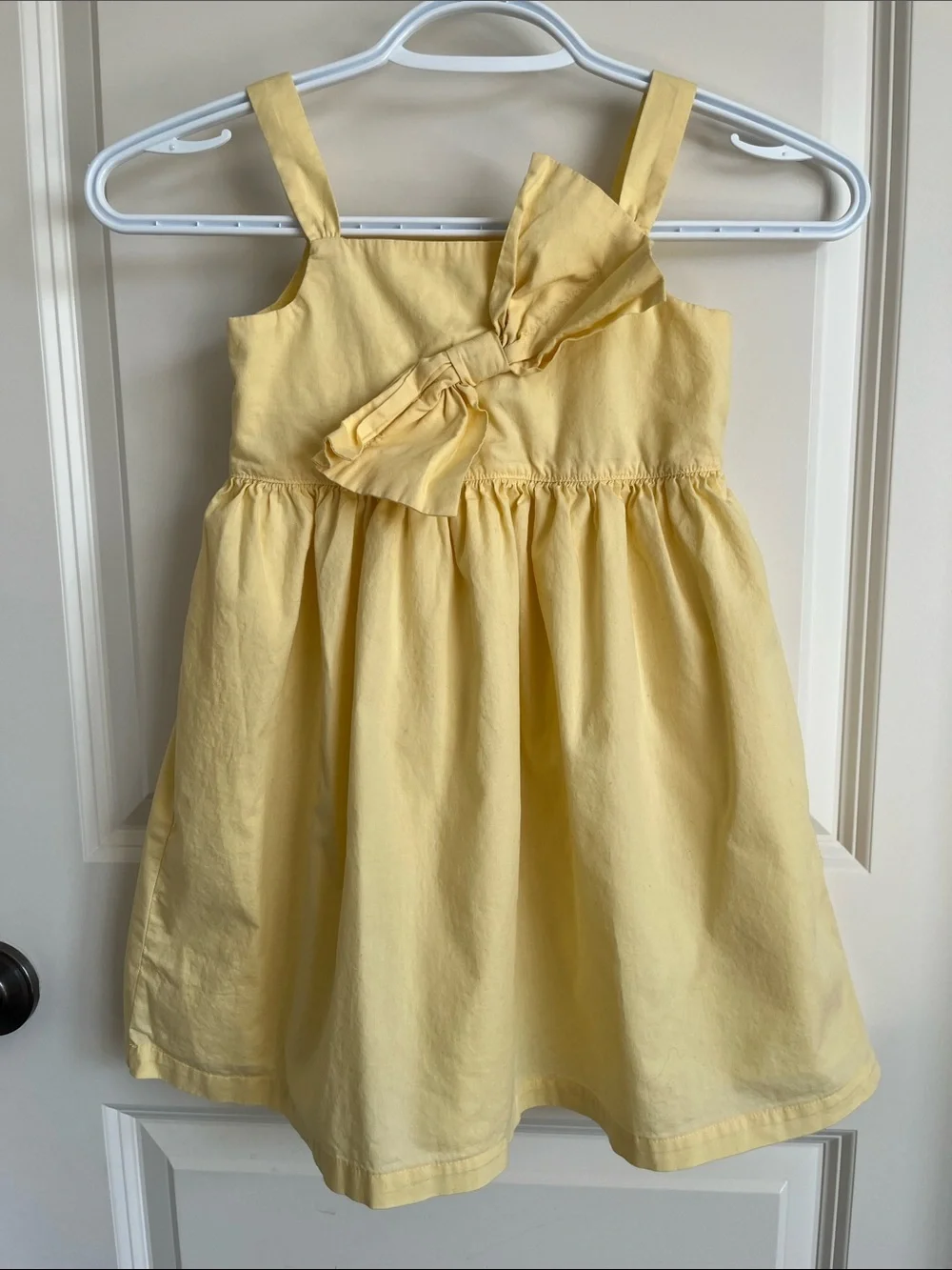 GAP Yellow Bow-Front Girls' Casual Sundress - Picture 1 of 4